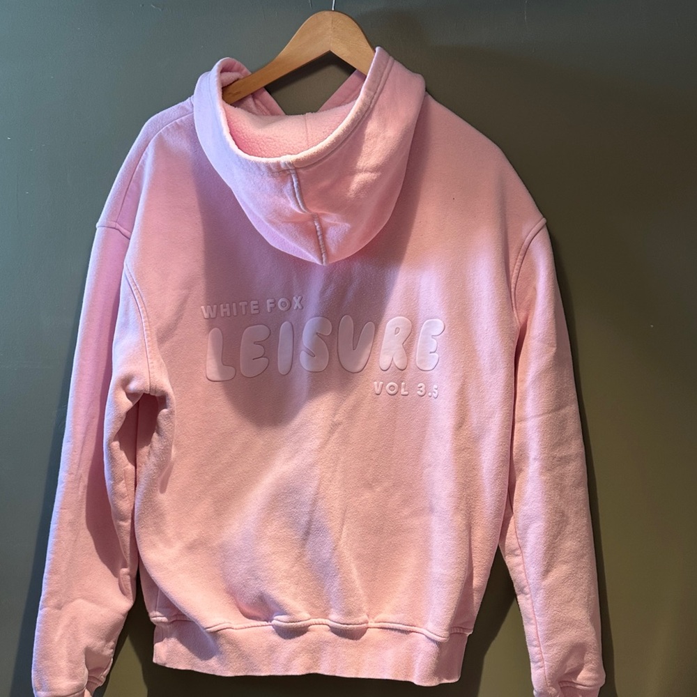 White Fox Boutique Pink "Leisure Vol 3.5" Hoodie Sweater